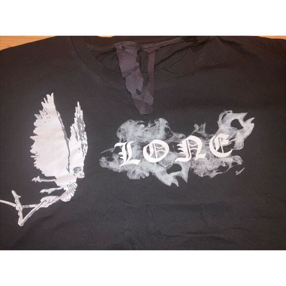 Vlone No Smoke T-shirt EUC Size Small‎ Black - Picture 2 of 6